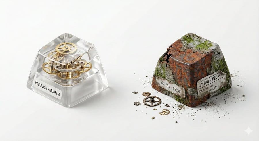 Visual Creator Mode Prompt for Product Photography (Precision vs. Decay)