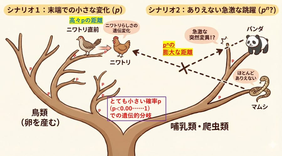 Visualizzare la difficoltà concettuale: da pollo a pollo vs. da panda a pollo