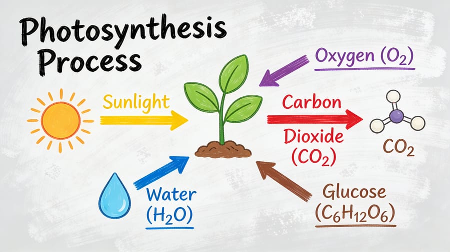Whiteboard Photosynthesis Explanation