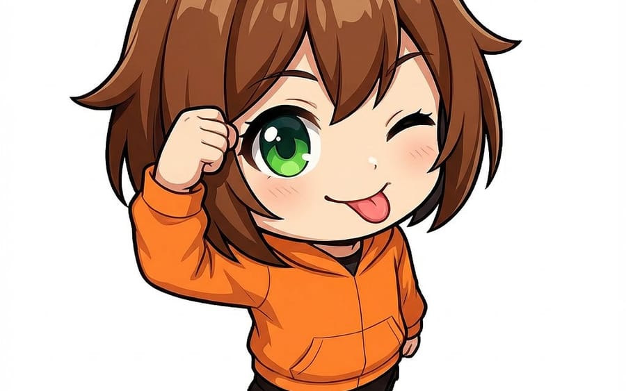 Chibi Character Tehepero Pose Prompt for Nano Banana Pro