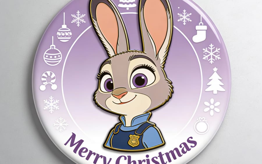 Zootopia Judy Enamel Fridge Magnet