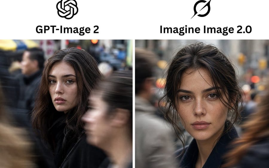 AI Model Portrait Comparison