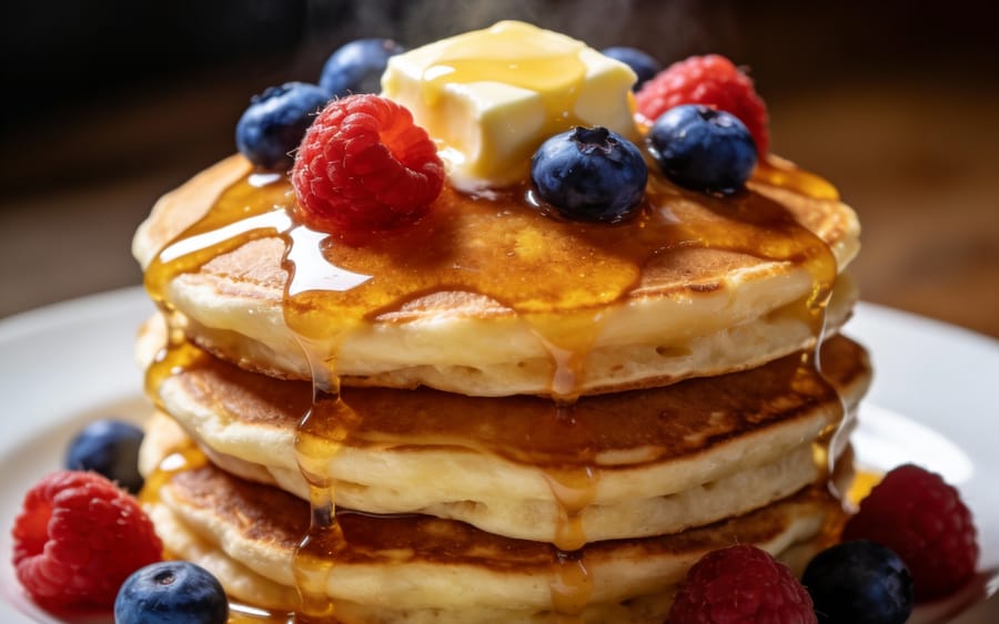 Appetizing Pancakes Shot