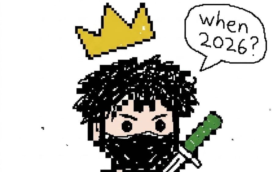 Crowned Pixel Ninja Meme