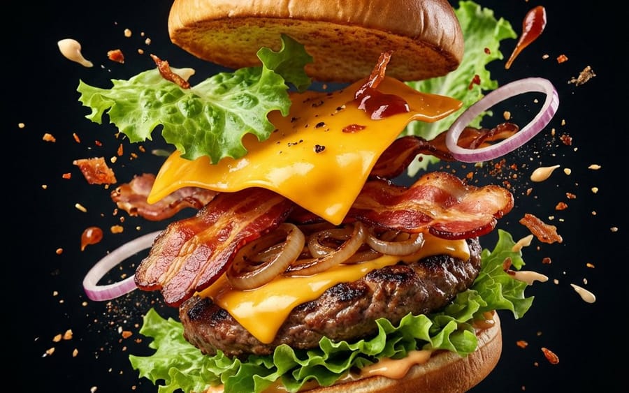 Explosion Food Poster for Marketing