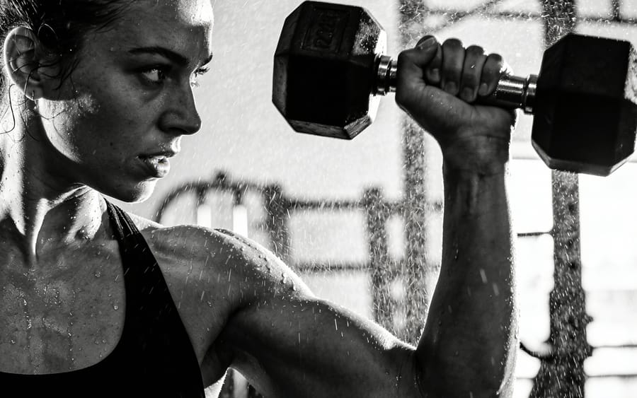 Intense Workout Monochrome