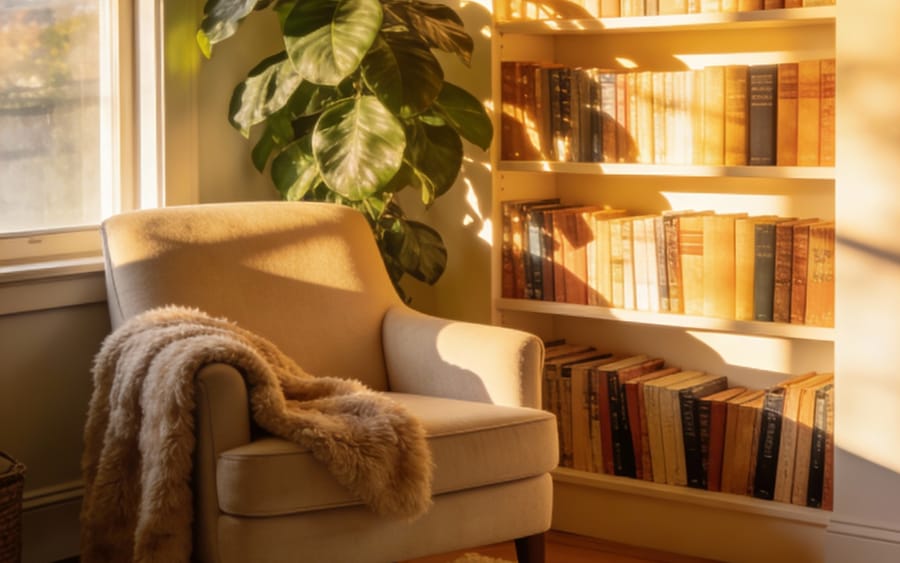 Light-Filled Reading Nook