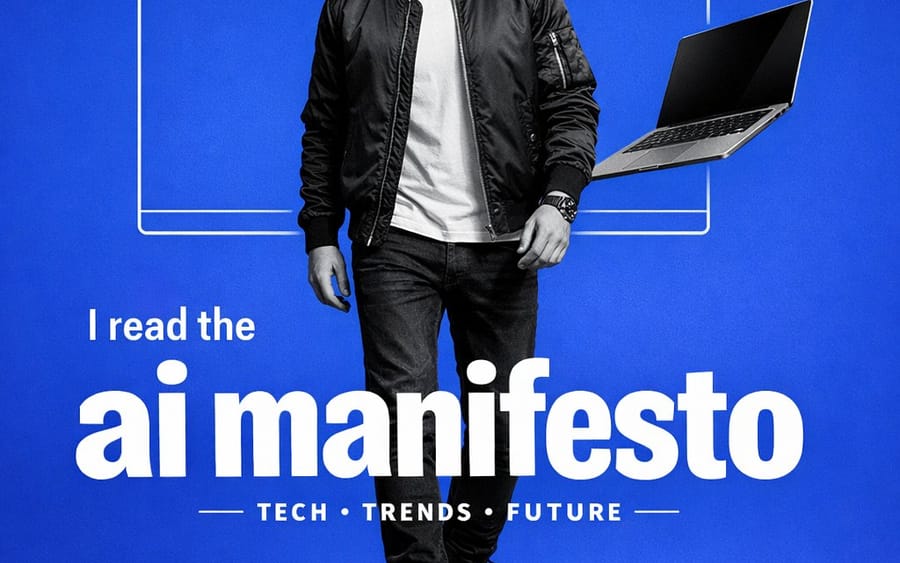 Modern Tech-Influencer Poster Design