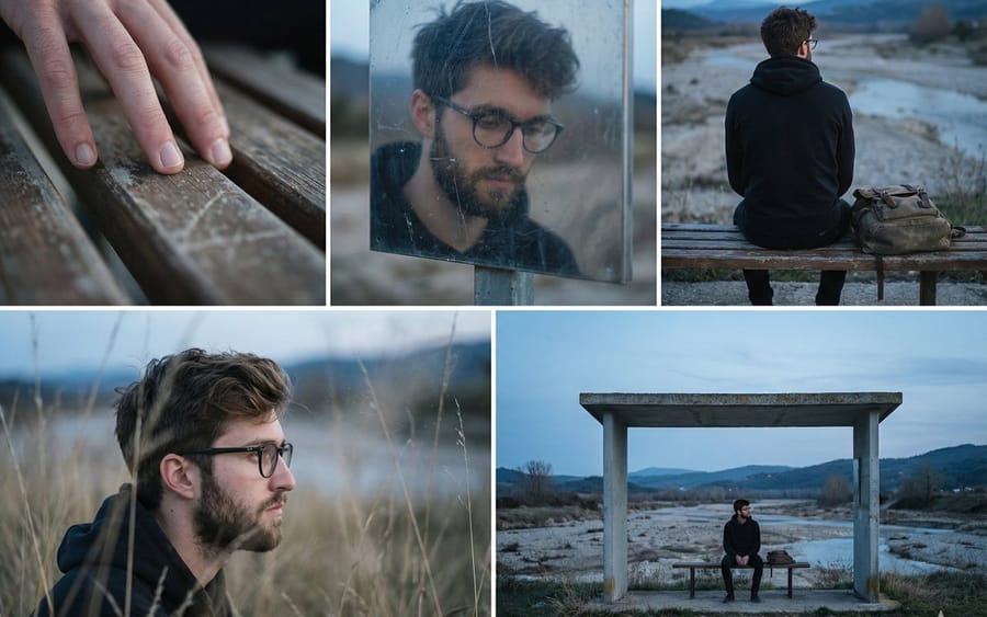 Nostalgic Memory Narrative Grid Prompt