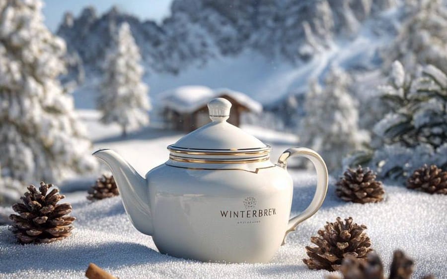 Premium Winter Product Photography in Alpine Setting