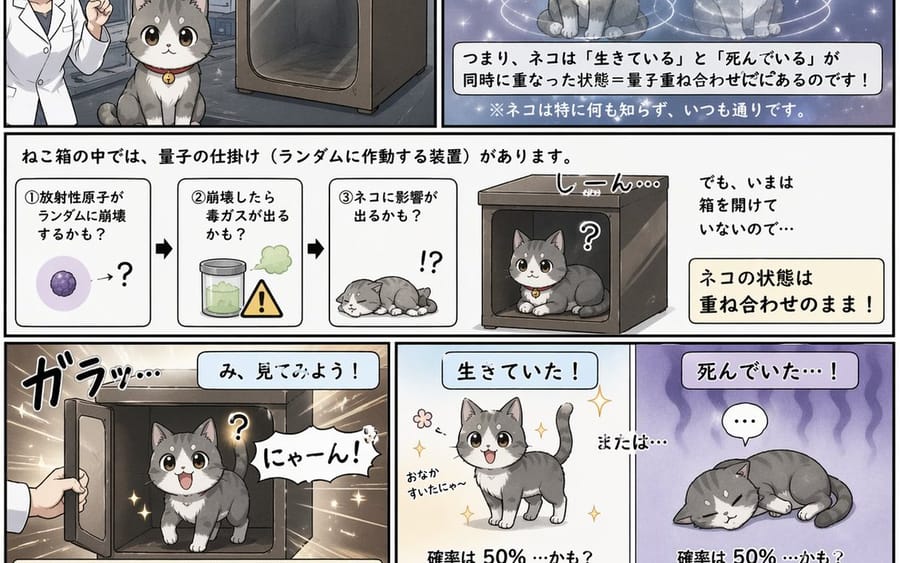 Manga del gatto quantistico
