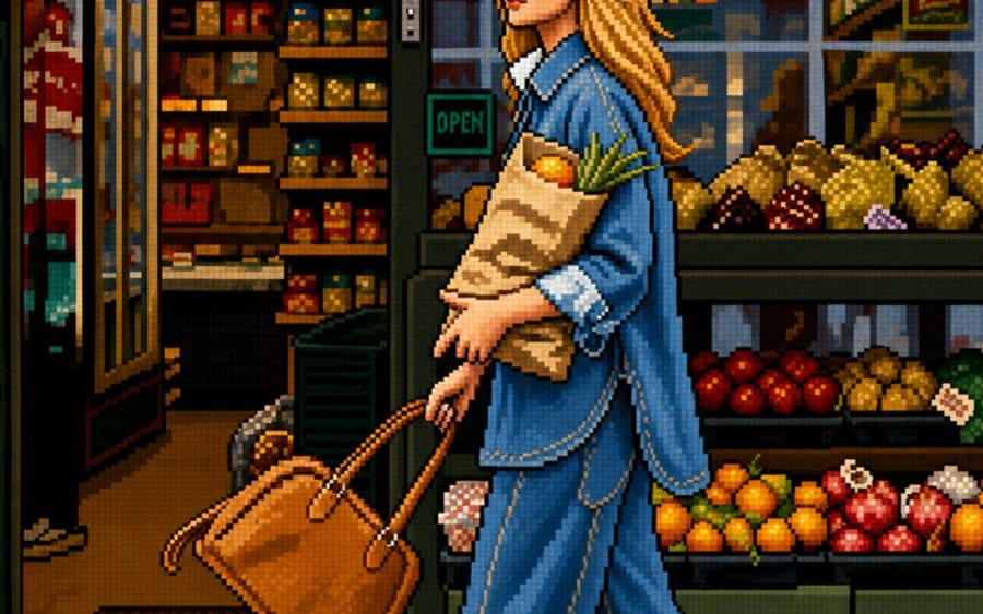 Trasformazione in Pixel Art 16-bit Retrò