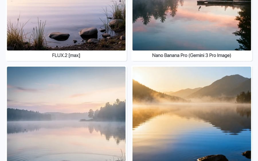 Serene Lake at Dawn
