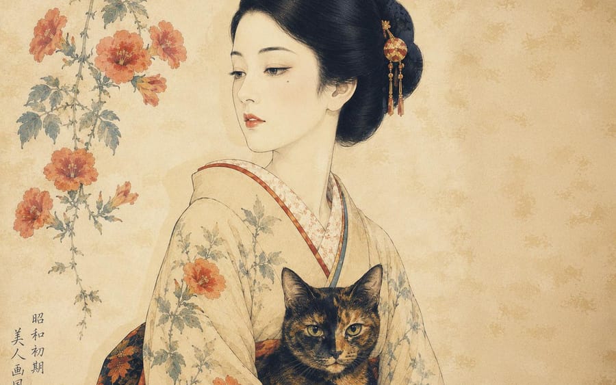 Estilo de Pintura Japonesa da Era Showa