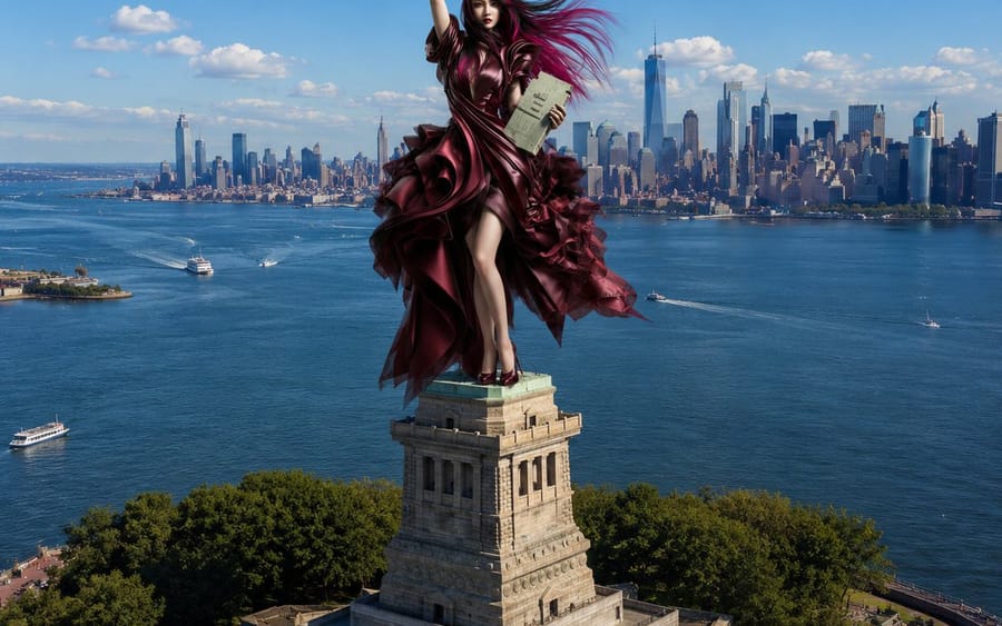 Substituição de Sujeito na Estátua da Liberdade