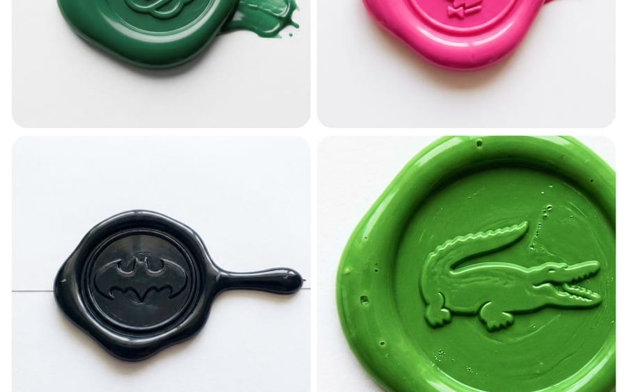 Tactile Wax Seal Logos