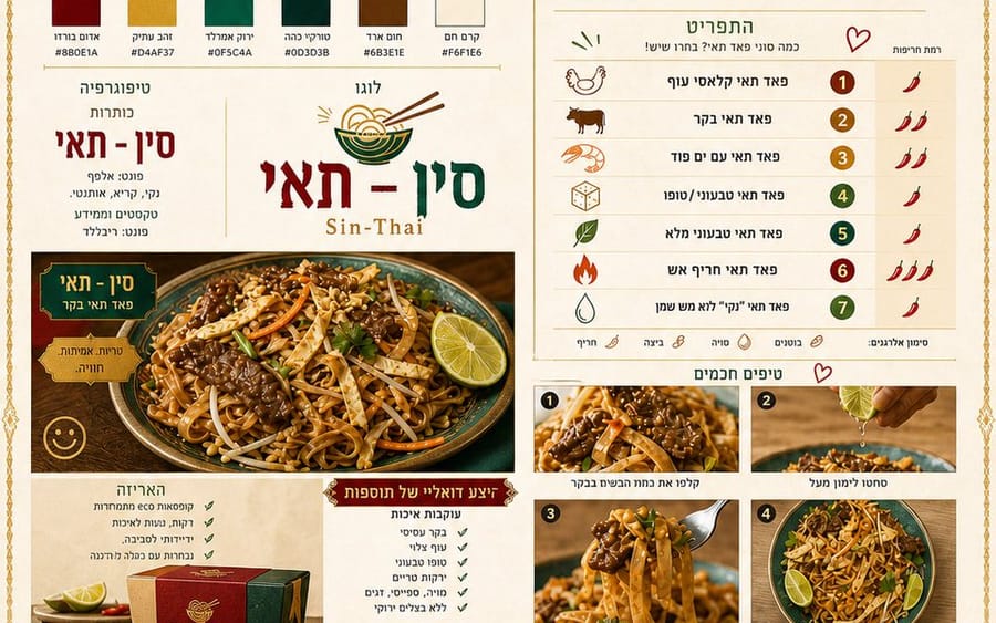 Thai Restaurant Brand Identity Document