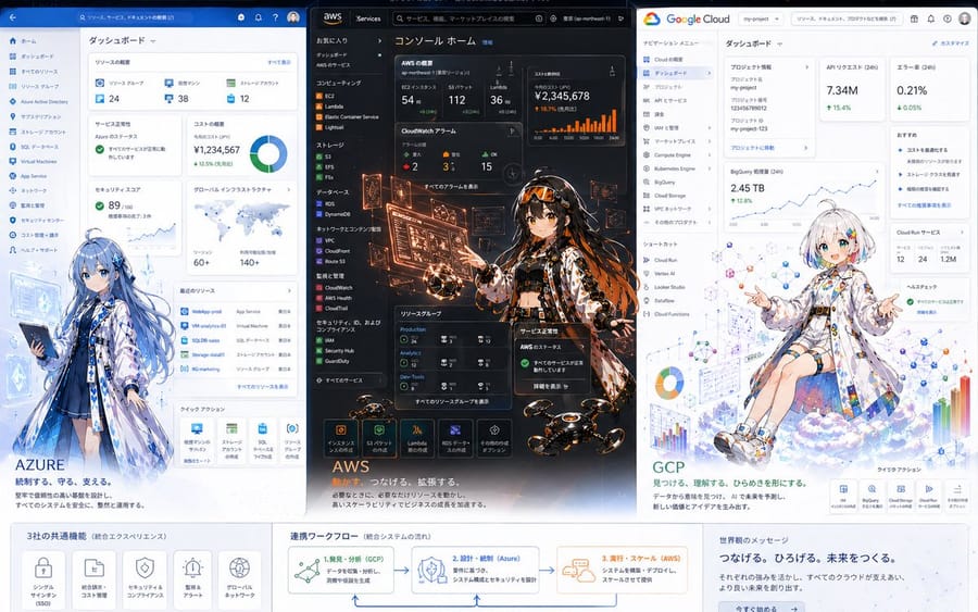 Infographie anime d'interface utilisateur Tri-Cloud