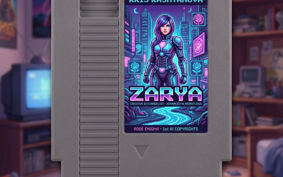 Turn a social bio into a NES cartridge cover
