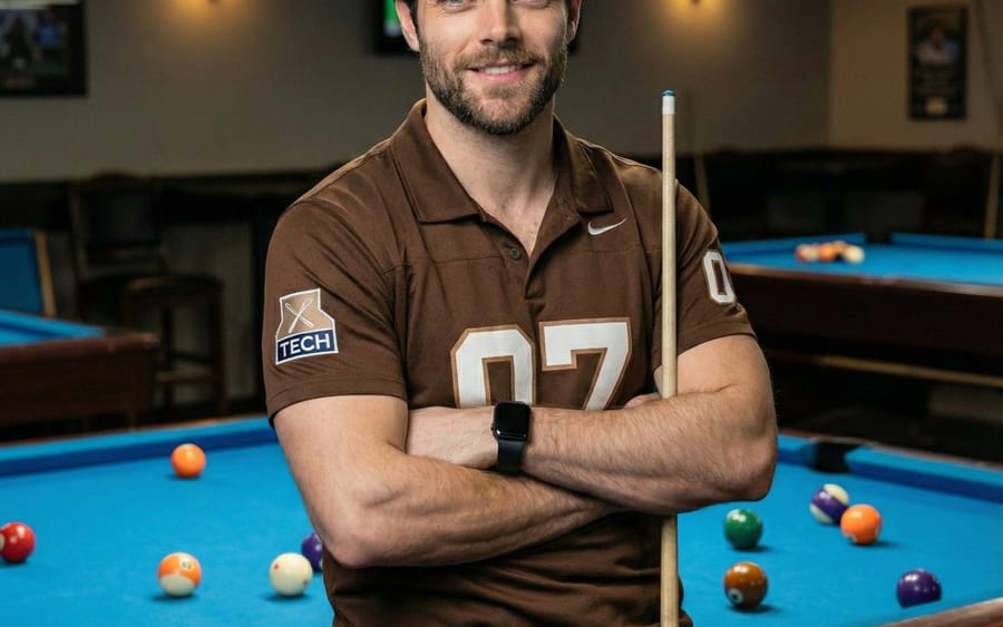 Ultra-Realistic Billiards Player Portrait