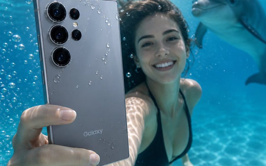 Underwater Smartphone Product Shoot