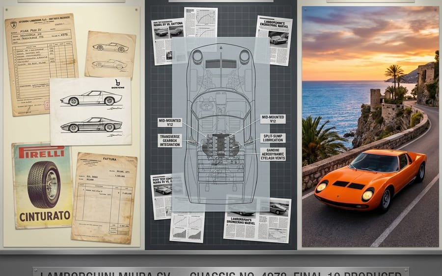 Vehicle Biography Documentation Board Template