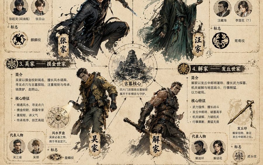 Vintage Faction Infographic Poster