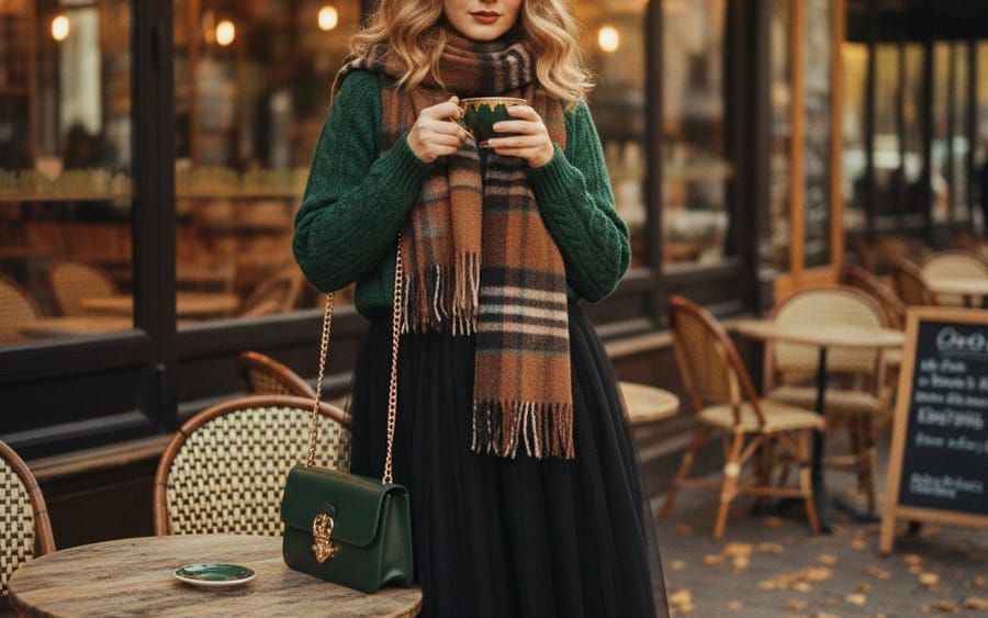 Moda de Café Vintage dos Anos 70