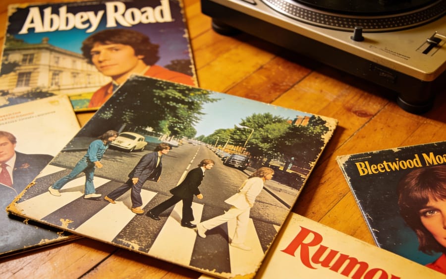 Vintage Vinyl Records Collection