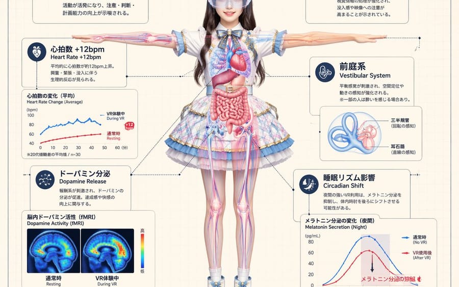 VR Effects on the Human Body Infographic