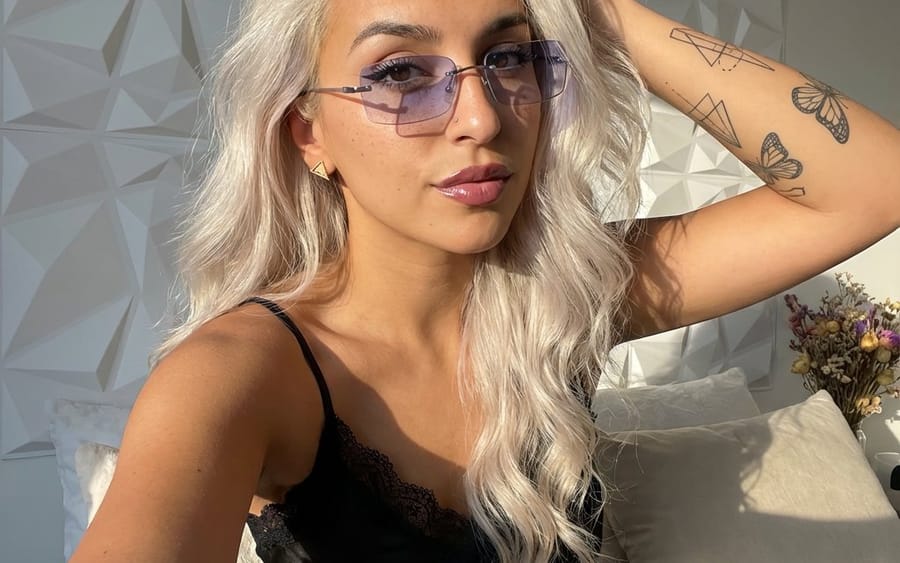 Warm Golden Hour Influencer Selfie
