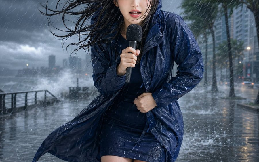 Sistema de Repórter de TV para Clima Extremo