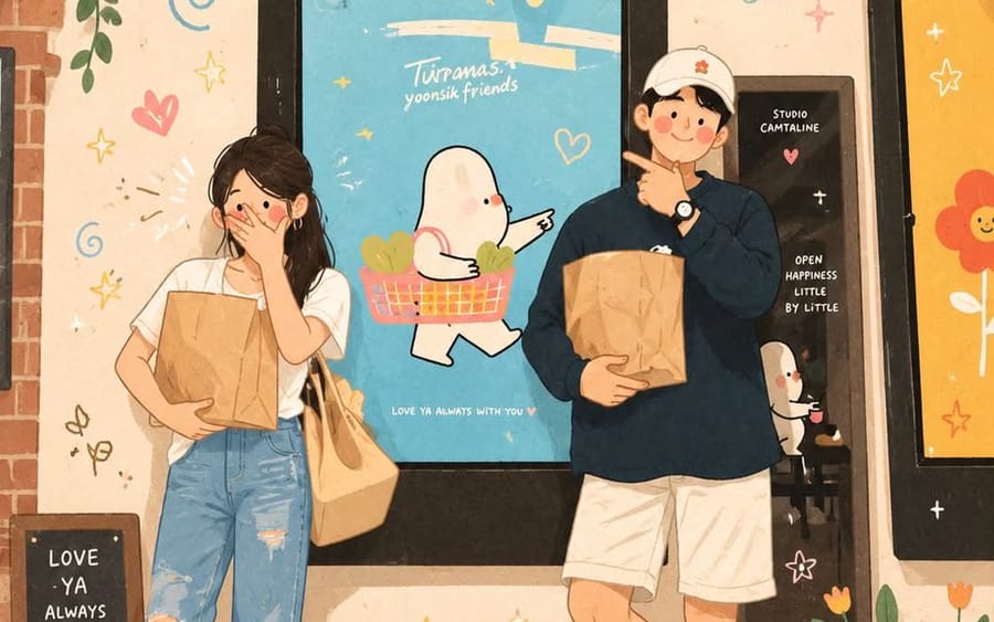 Illustration d'art populaire fantaisiste