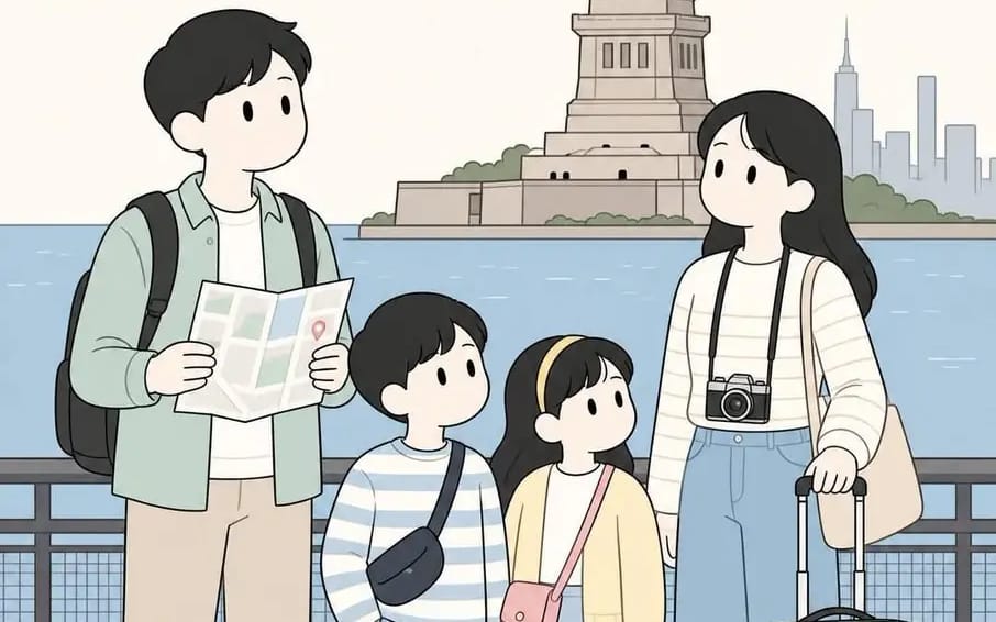 Create a soft, minimalist illustration in a clean Korean