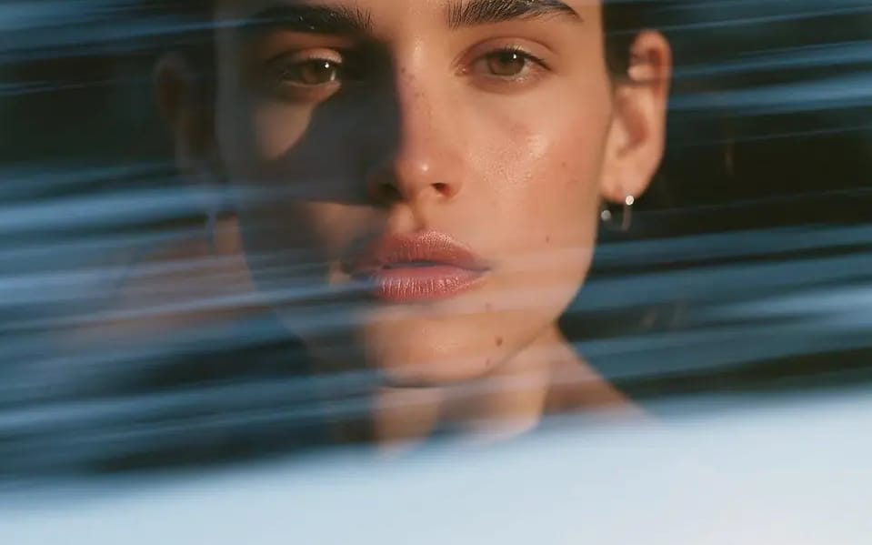 Ultra-realistic cinematic close-up portrait of a beautiful