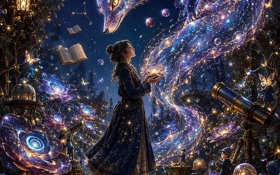 Create an ultra-cinematic fantasy masterpiece in portrait (4