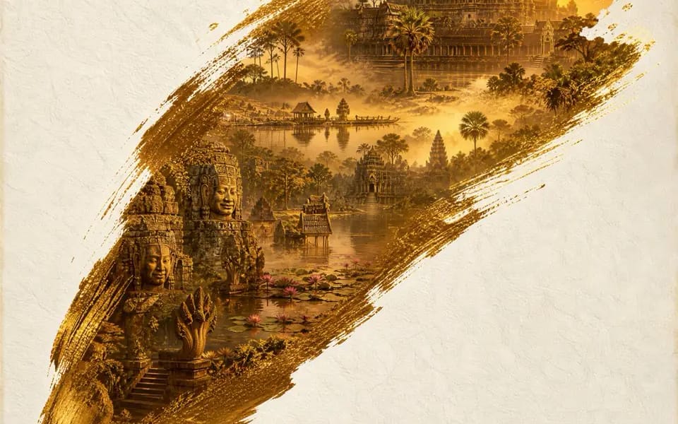 Create an ultra-premium tourism advertising poster
