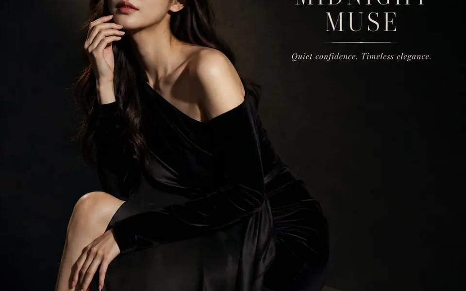 Create an ultra-realistic, high-fashion editorial portrait