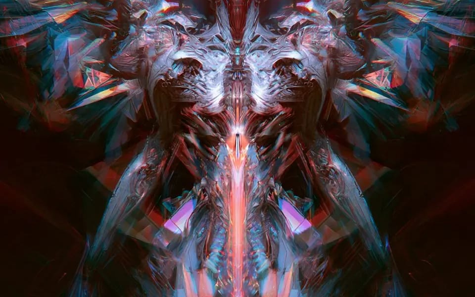 A Fractured Prism Refractions depiction of Subject