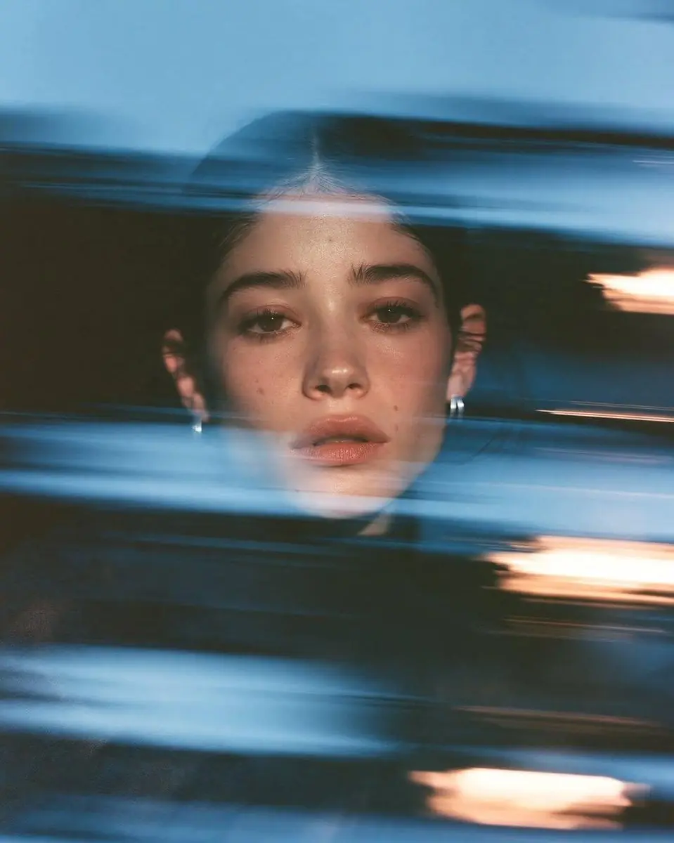 Ultra-realistic cinematic close-up portrait of a beautiful