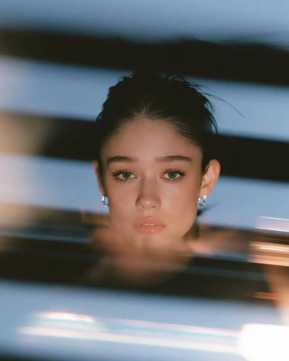 Ultra-realistic cinematic close-up portrait of a beautiful