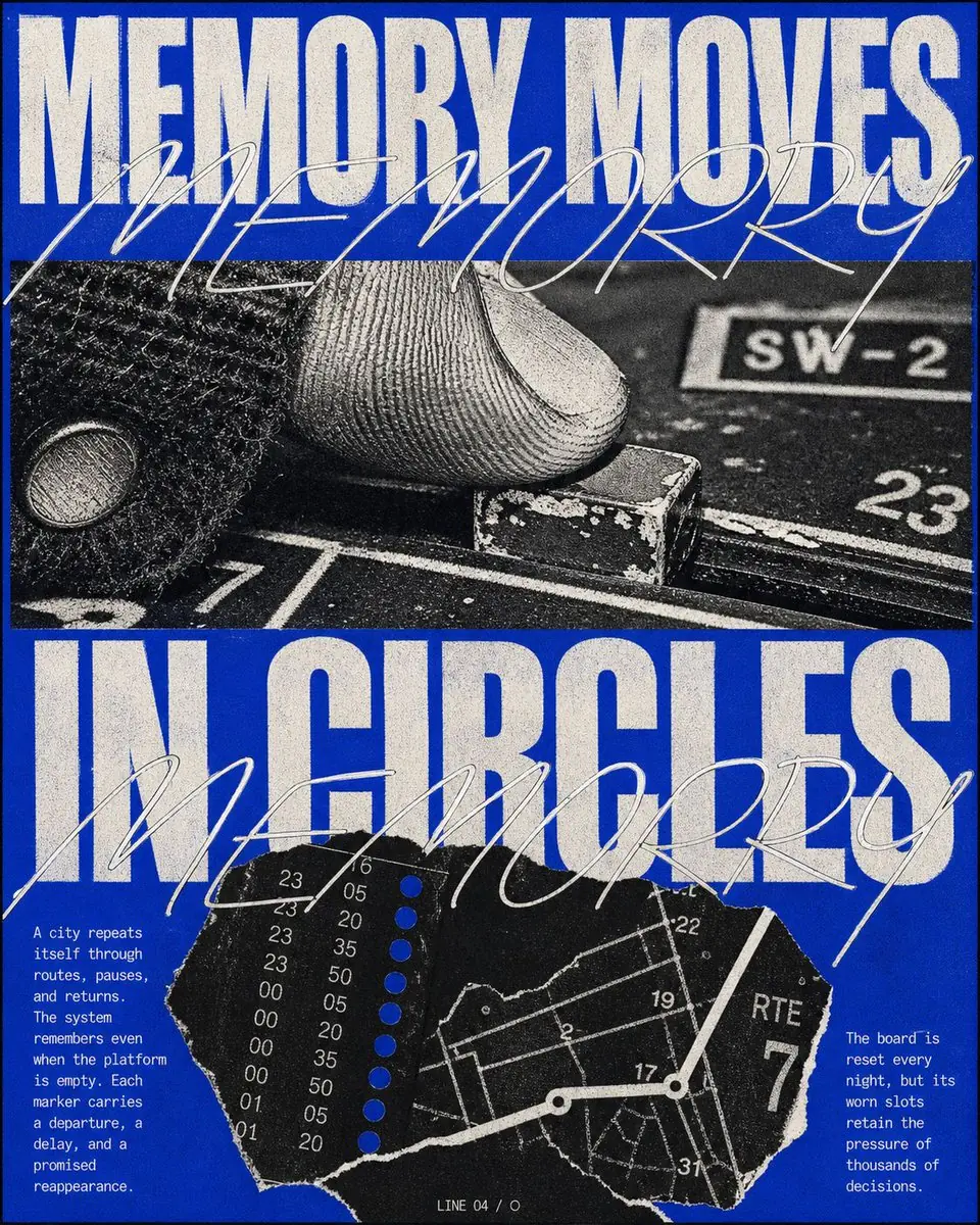 Cobalt xerox script editorial poster
