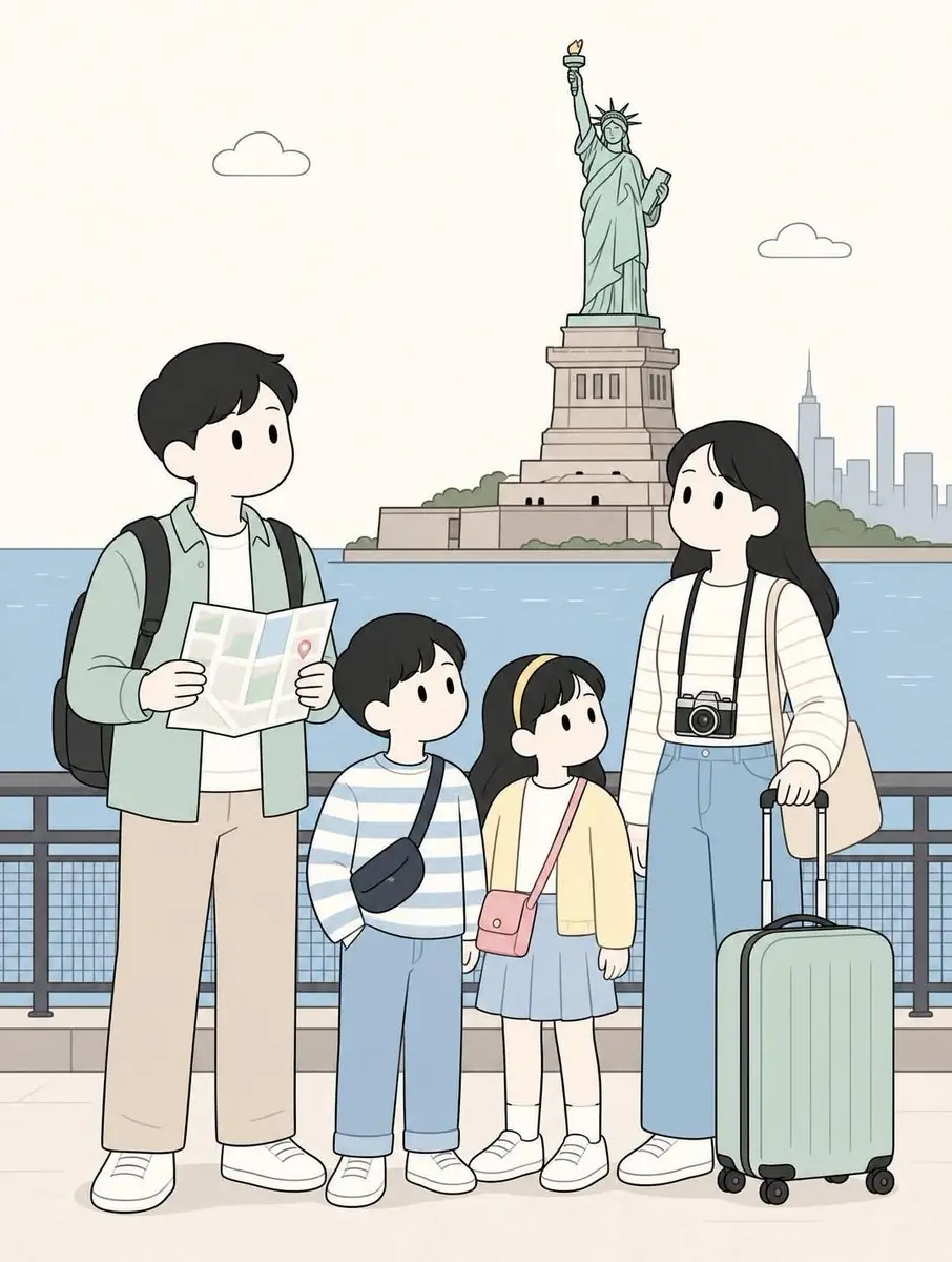 Create a soft, minimalist illustration in a clean Korean