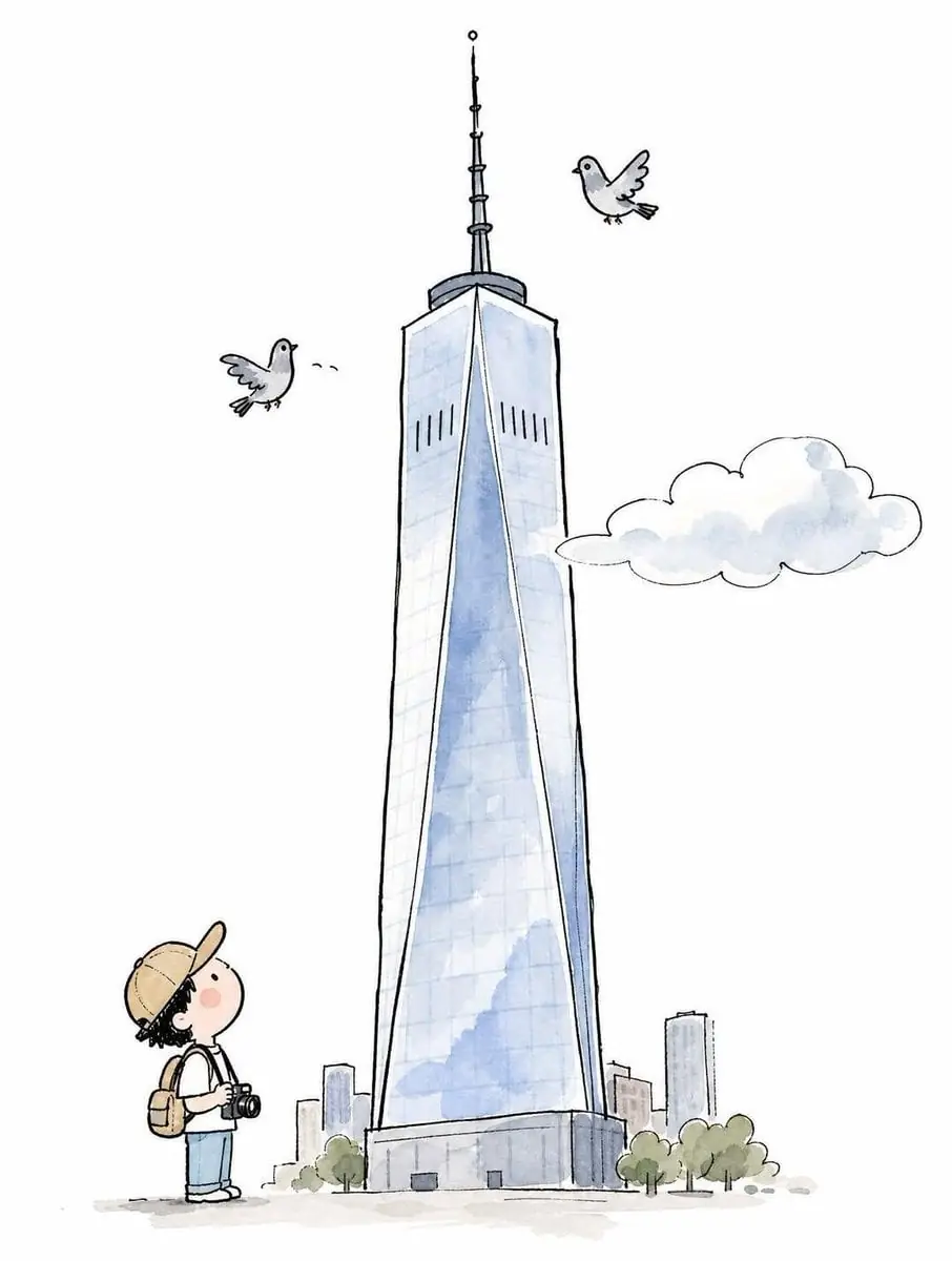 A minimalist hand-drawn doodle illustration of ICONIC