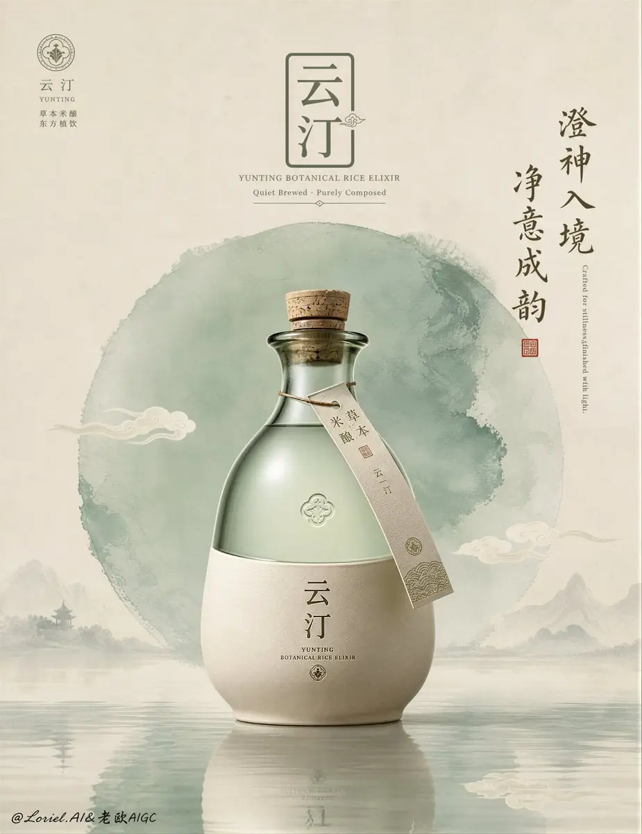 Create an ultra-premium advertising poster for a fictional