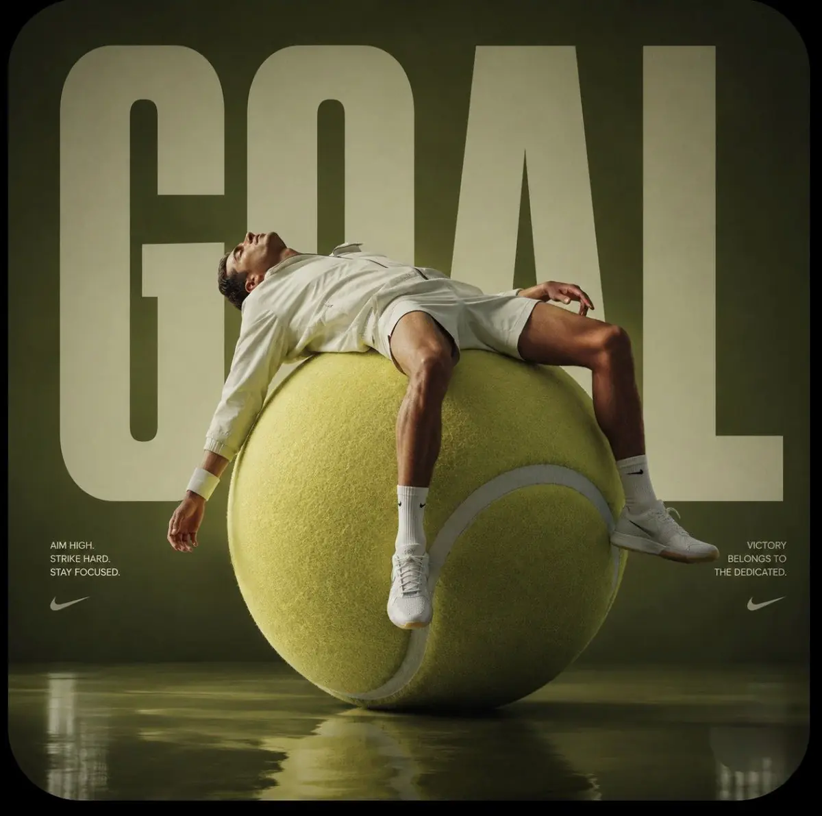Avant-garde sports fashion, advertising