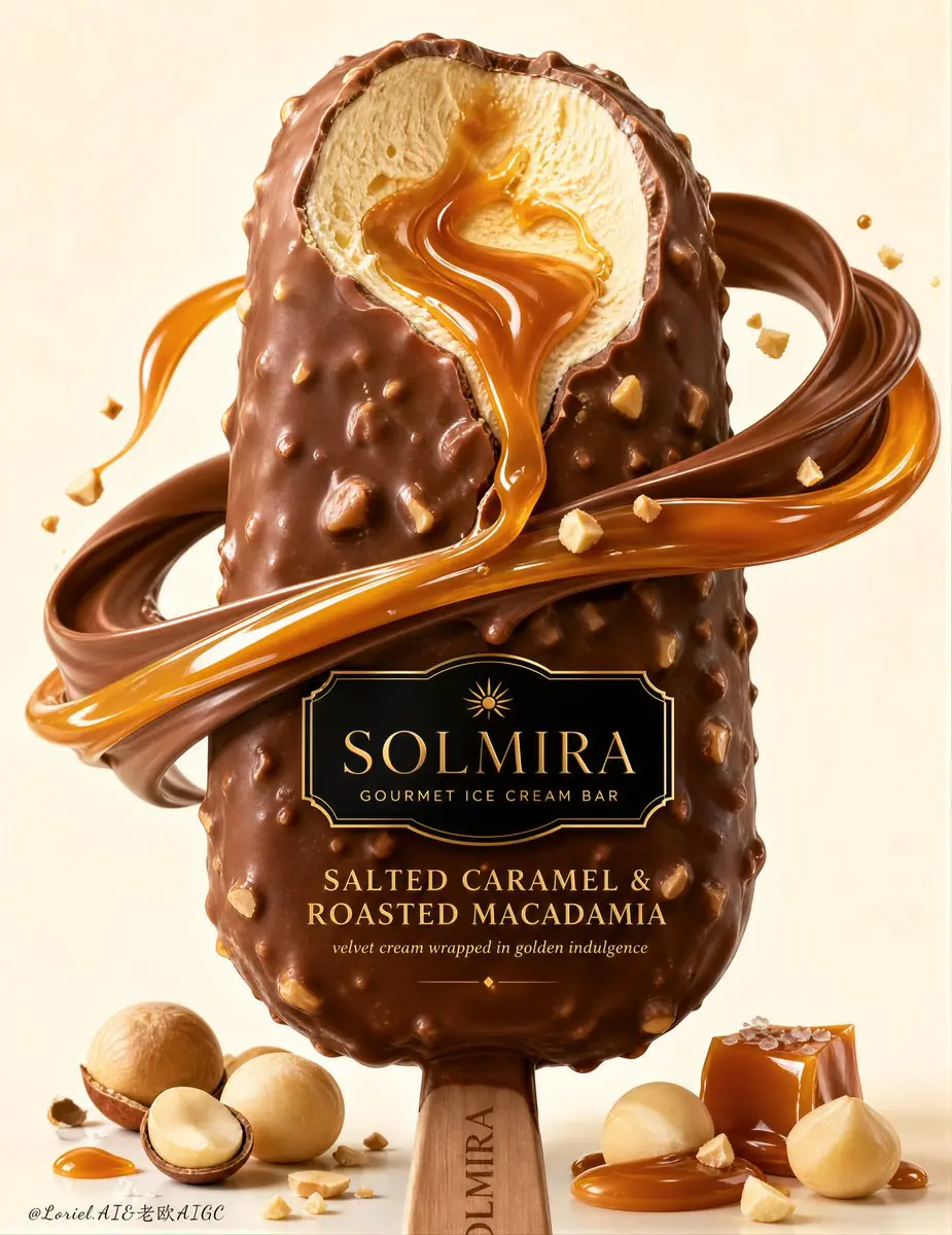 Create an ultra-premium commercial poster for an original