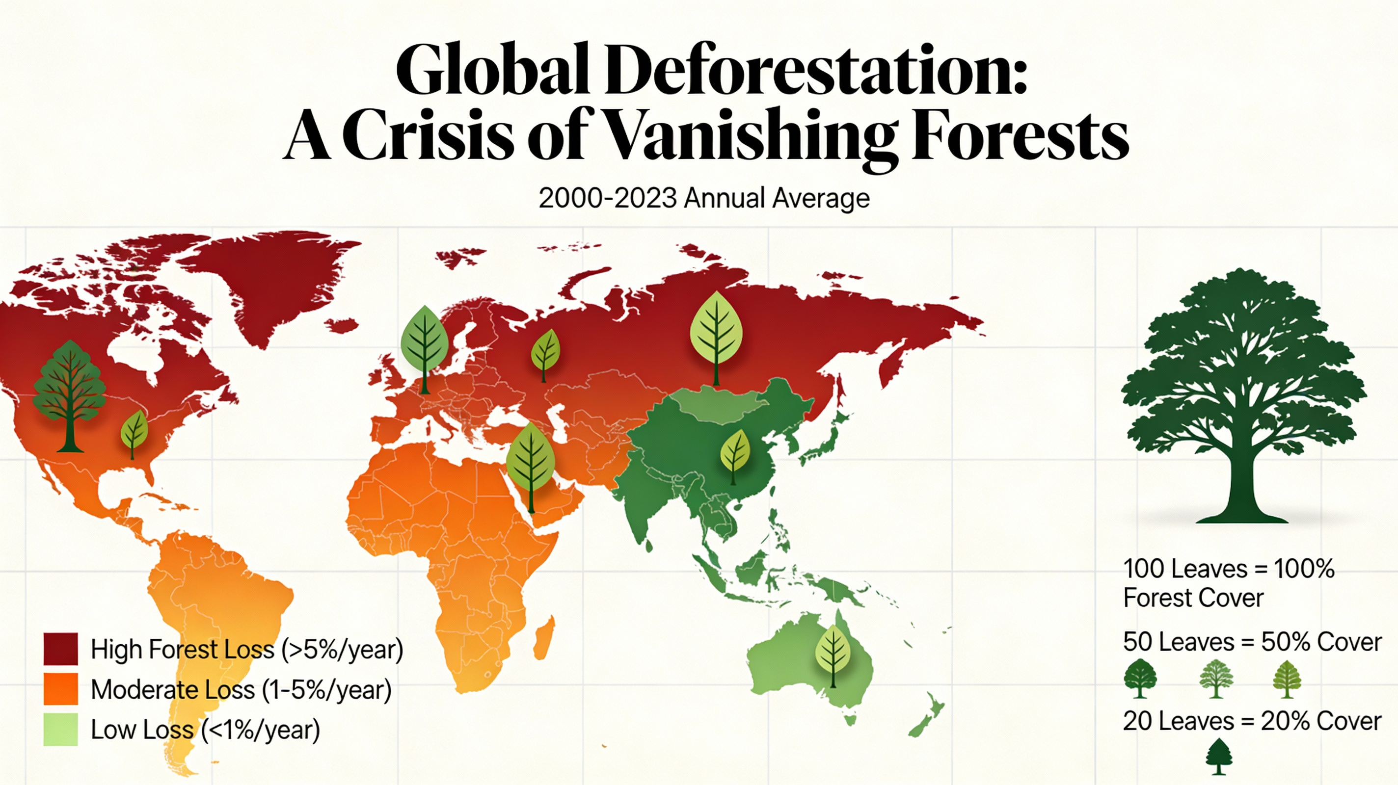 Global Deforestation Data Visualization