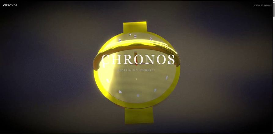 Luxury 3D watch product experience page (Next.js + Three.js)