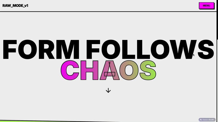 Neo-Brutalist website design prompt